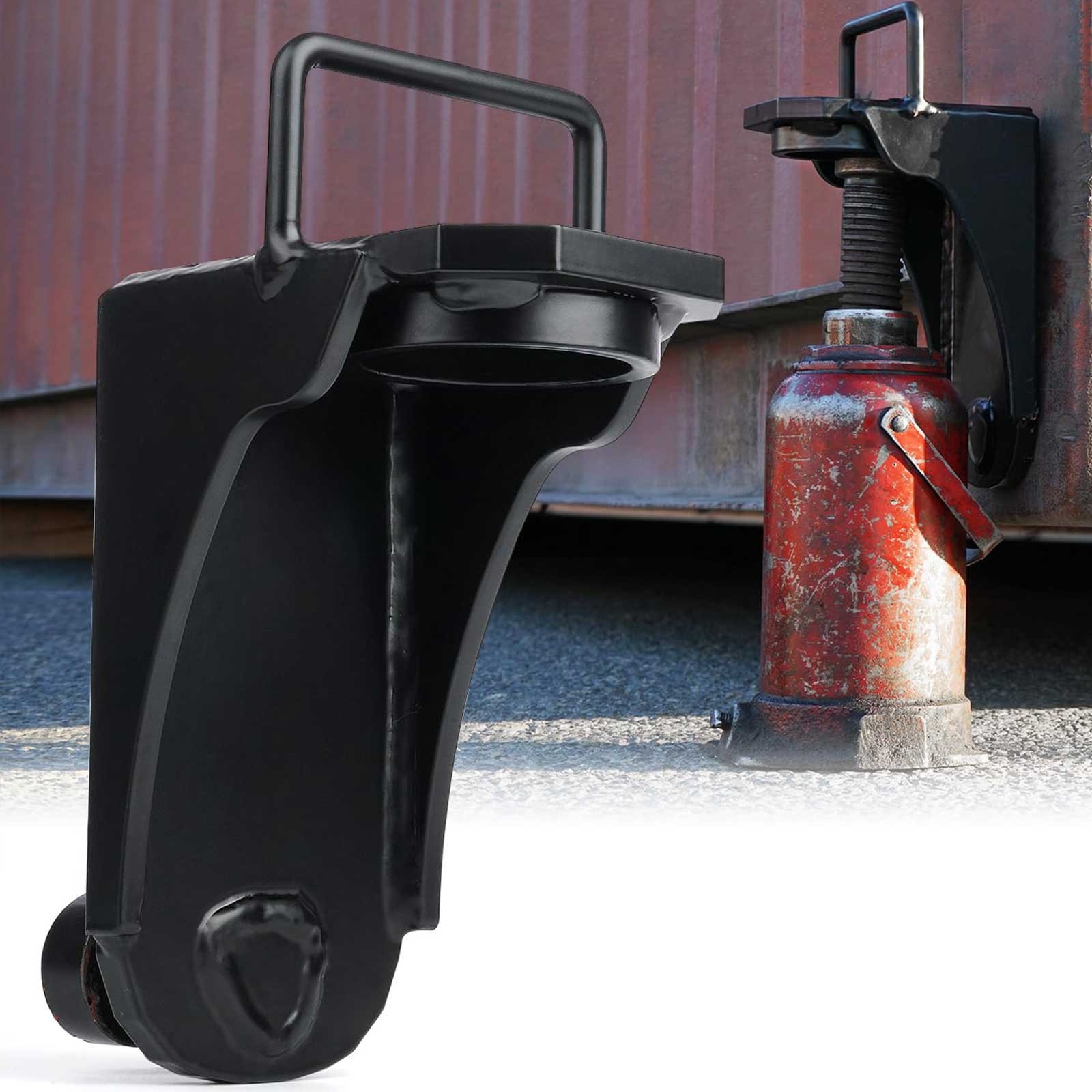 2PCS Shipping Container Jack Lug Leveler Heavy Duty U-Shaped Handle 50000LB
