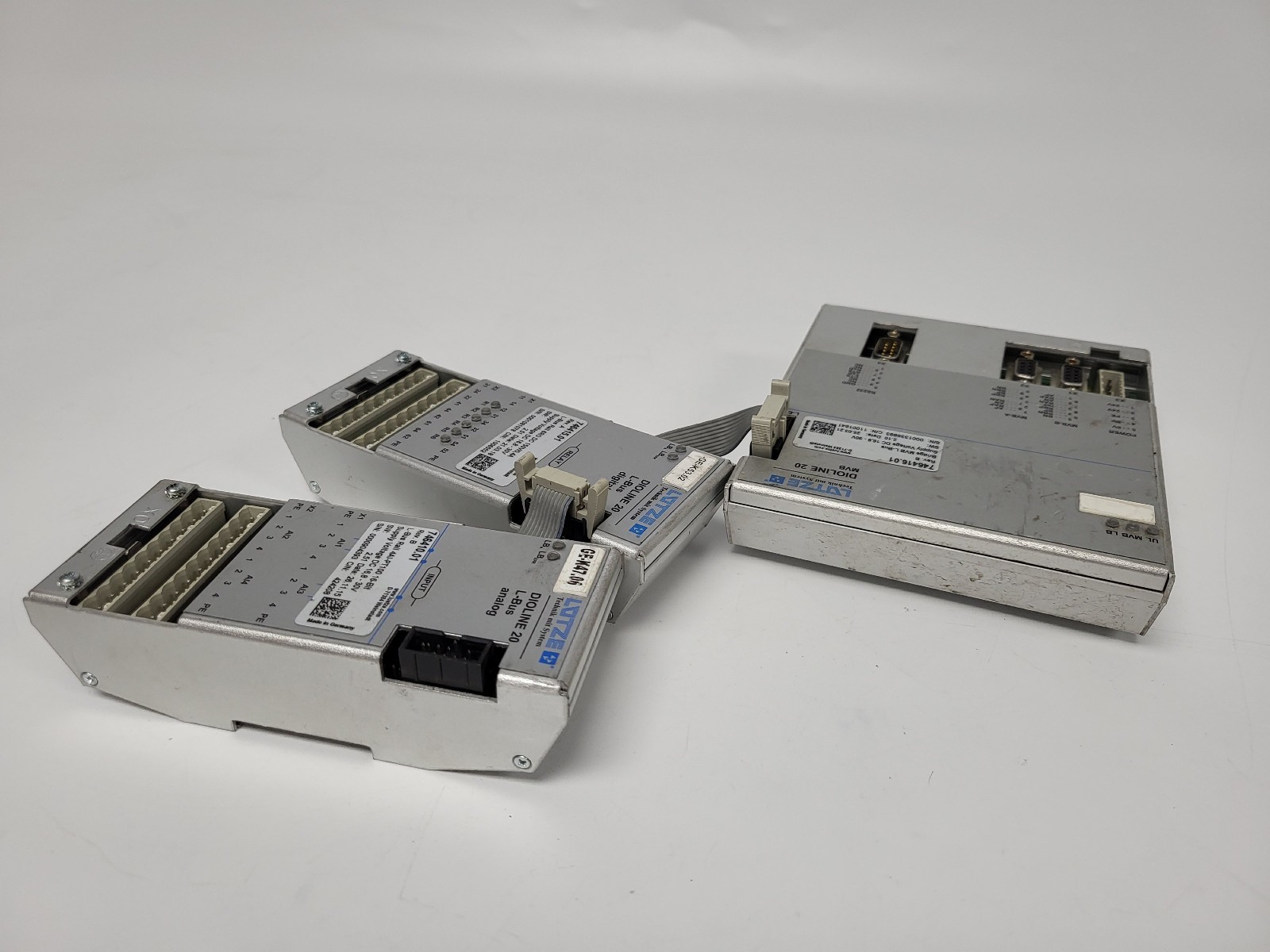 Lutze MVB Bus Interface, Digital and Analog I/O Modules for Dioline 20