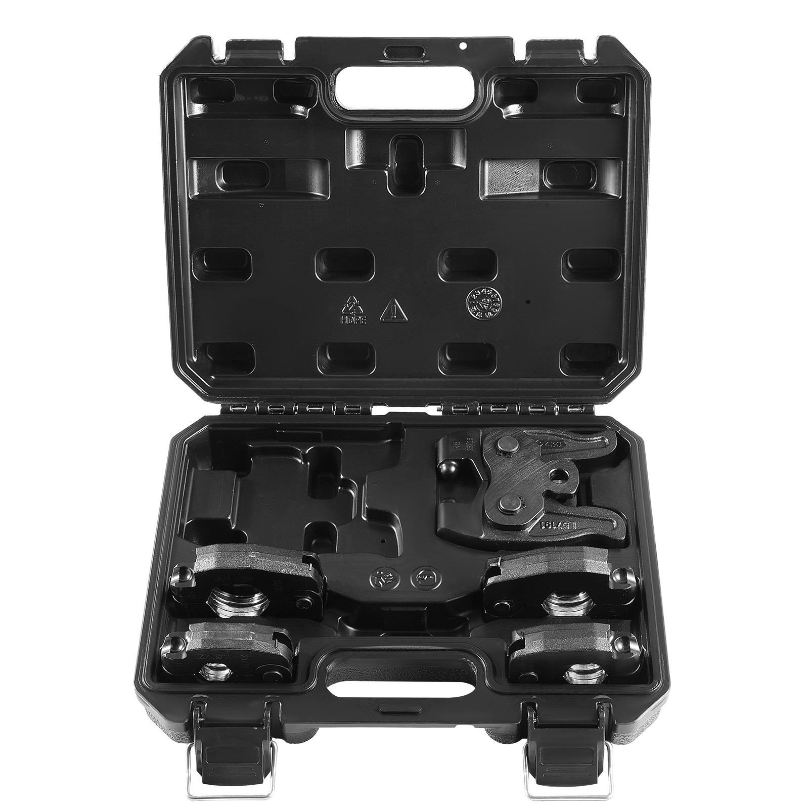 VEVOR 5PCS ProPress Pressing Kit 4PCS Press Rings 1/2″ to 1-1/4″ & R8 Actuator
