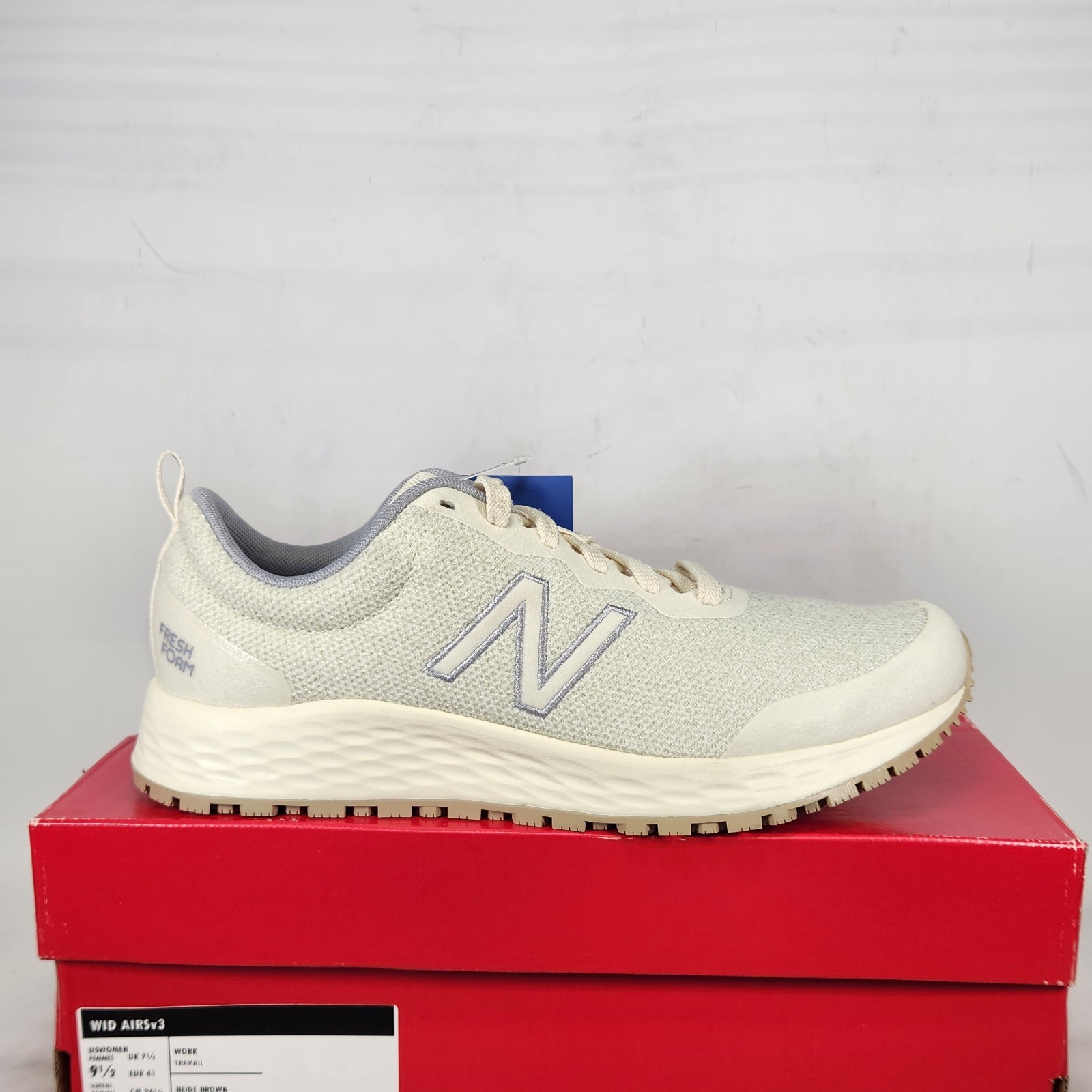 Size 9.5 – New Balance x Shoes For Crews Arishi v3 SLIP RESISTANT – Beige- Women