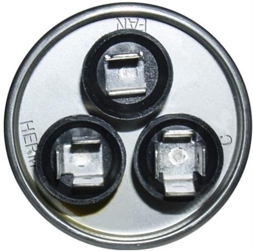 C3355R Capacitor Dual Run Round 35/5 UF MFD 370V VAC 97F9834 35 & 5 MFD At 370V