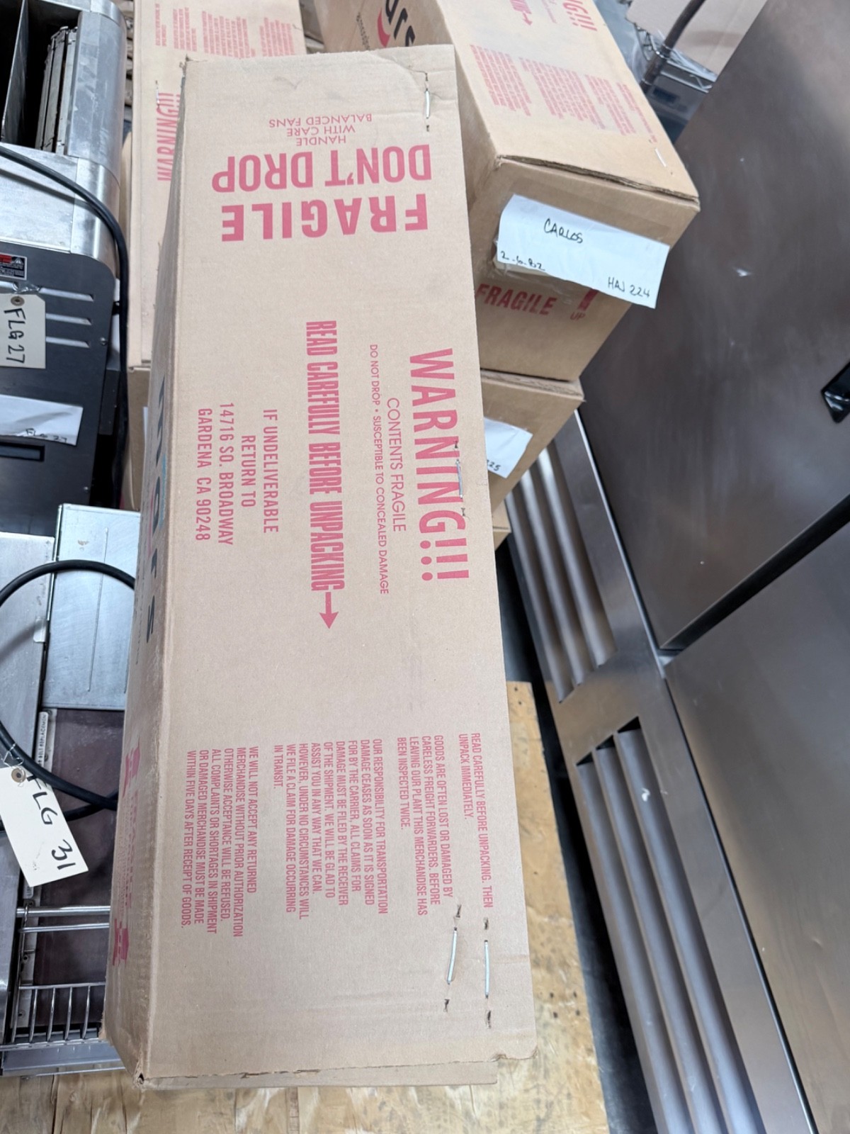 Mars Air STD272-2UD-TS Complete 72″ Air Curtain System — NEW IN BOX — Stainless