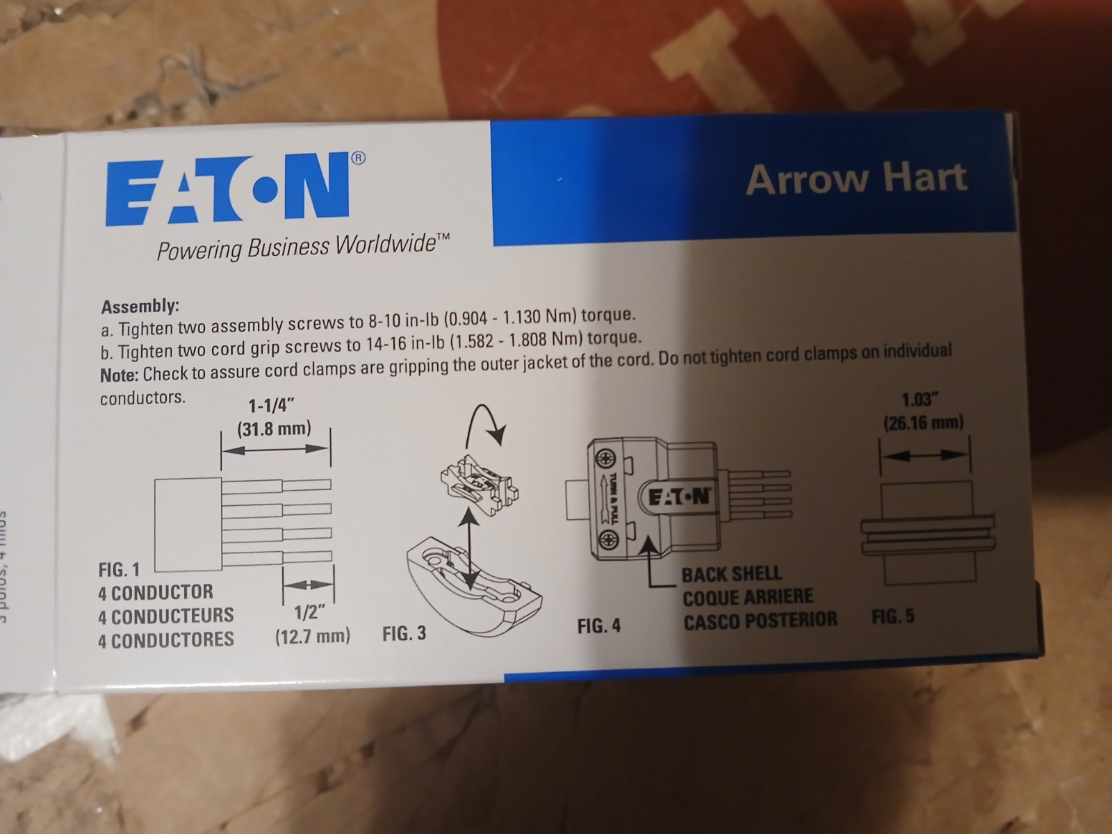 10 Eaton Arrow Hart AHCL1530P Blue Locking Ultra Grip Plug L15-30P 30A 250V 3P