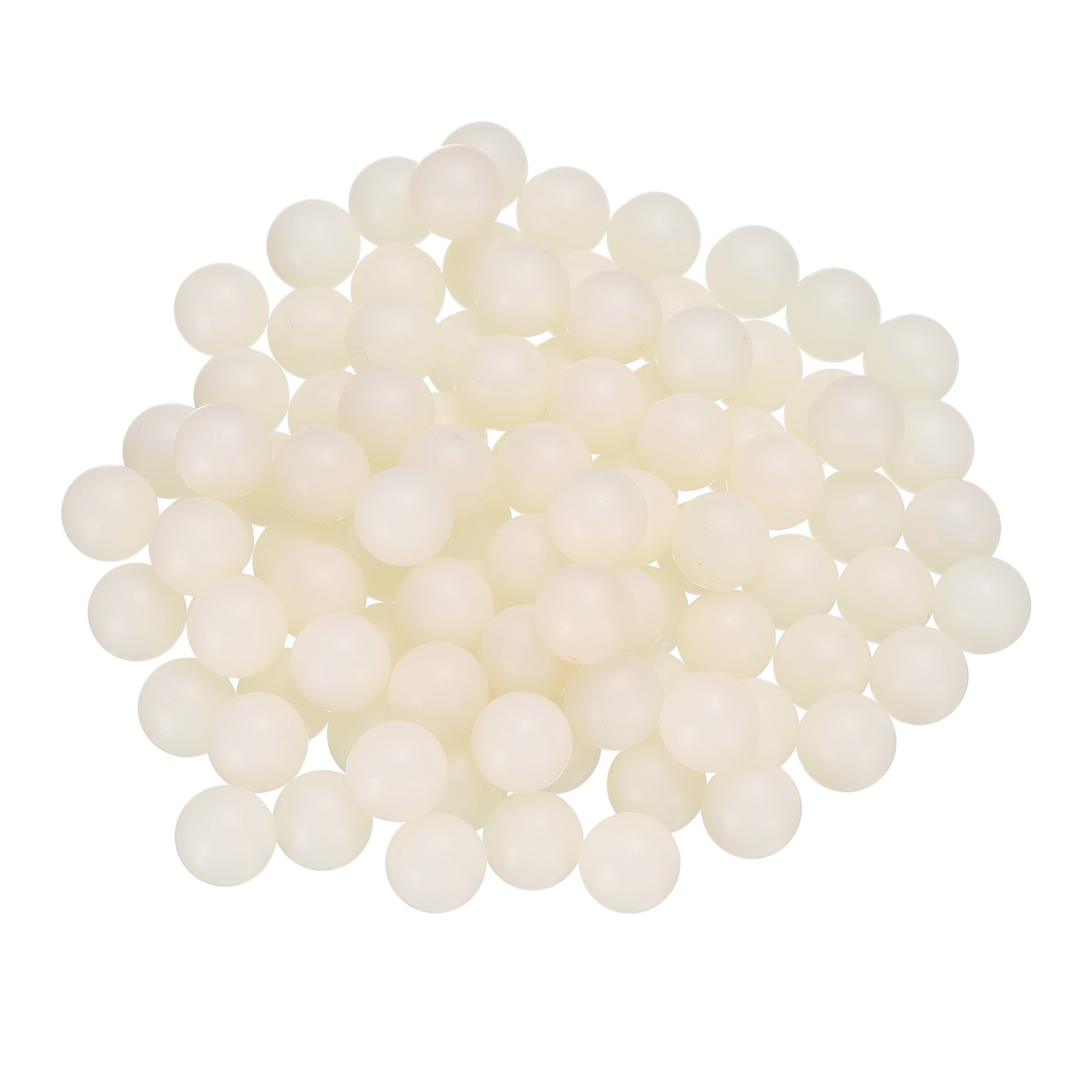 100pcs Nylon Bearing Balls 9mm Solid Plastic Balls G1 Precision White