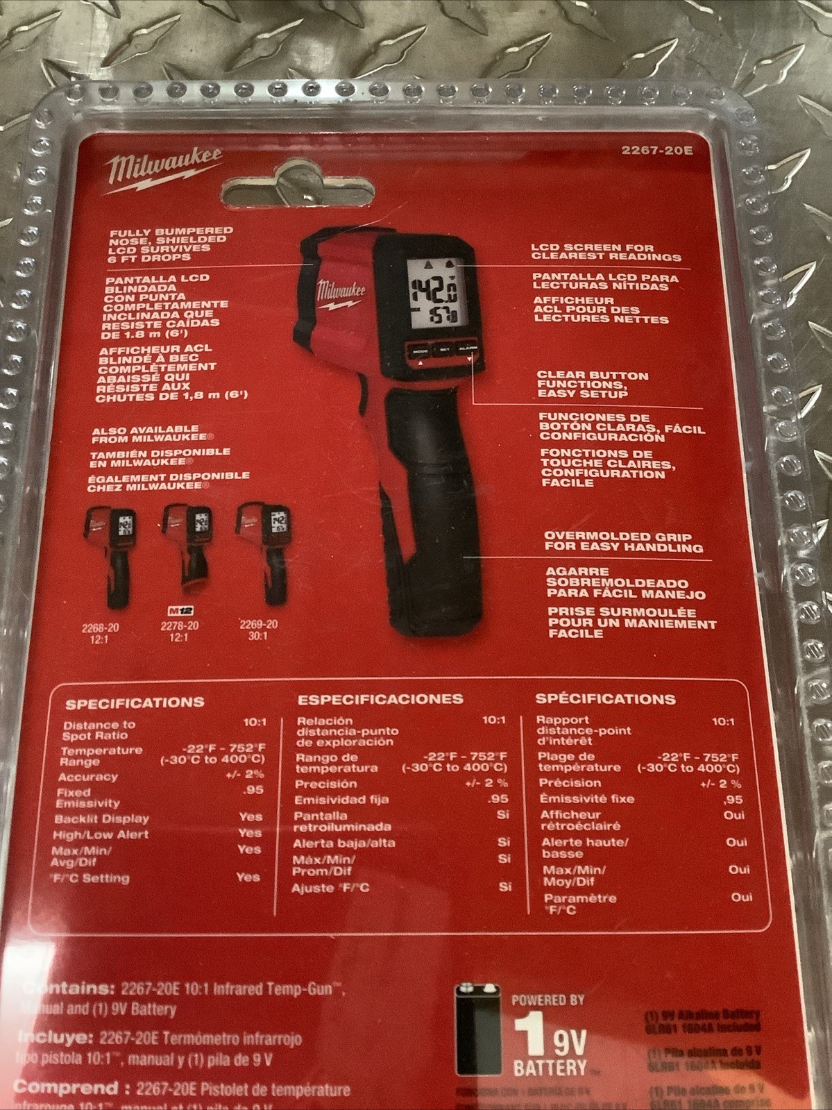 Milwaukee 2267-20 10:1 INFRARED TEMP GUN