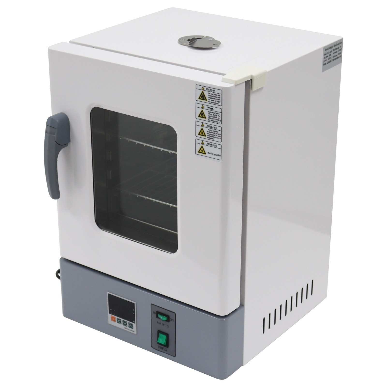 Dual Layers Lab. Digital Forced Air Convection Drying Oven Adjustable Speed Fan