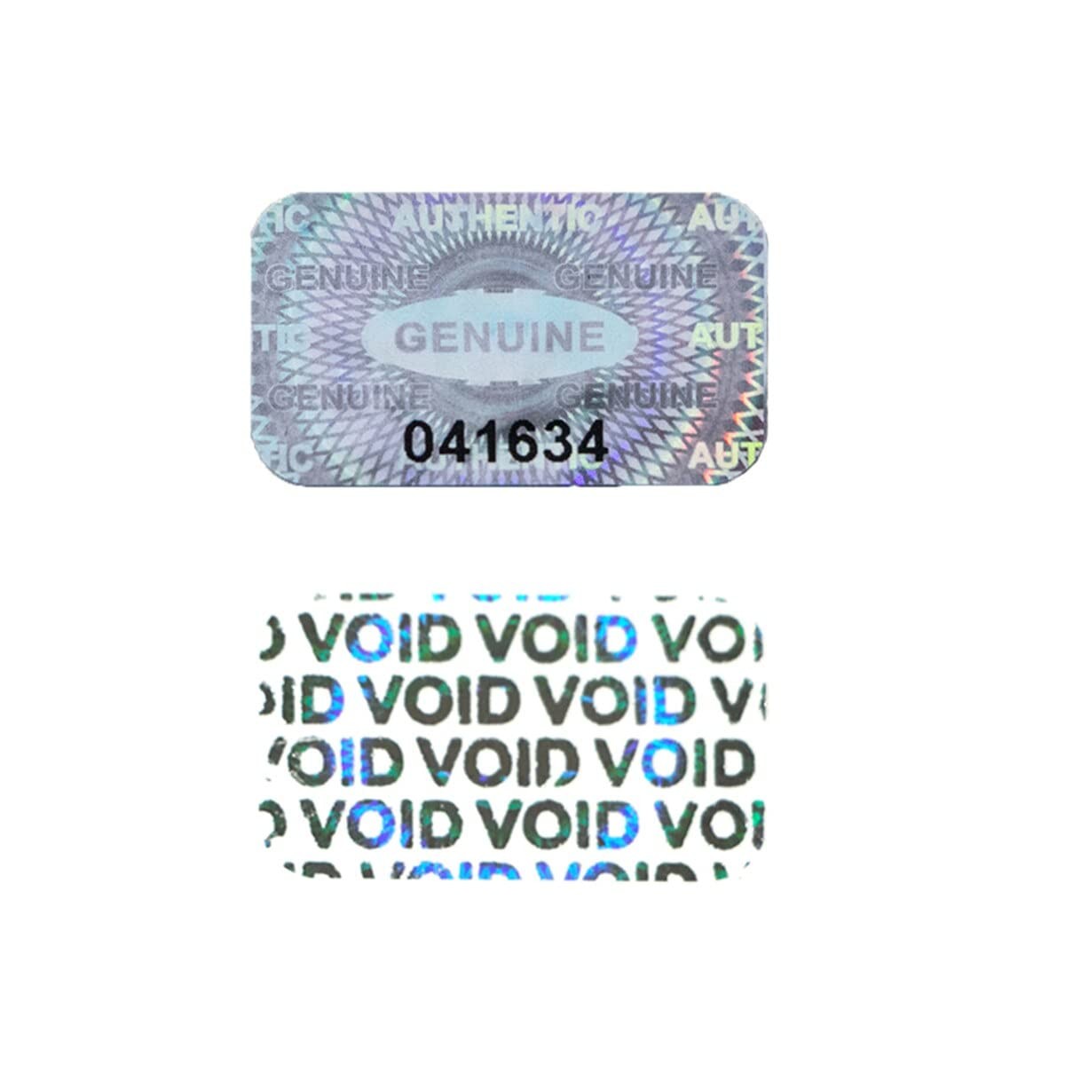 dose not apply 300 Pcs Authentic Hologram Labels/Stickers 300PCS, Silver