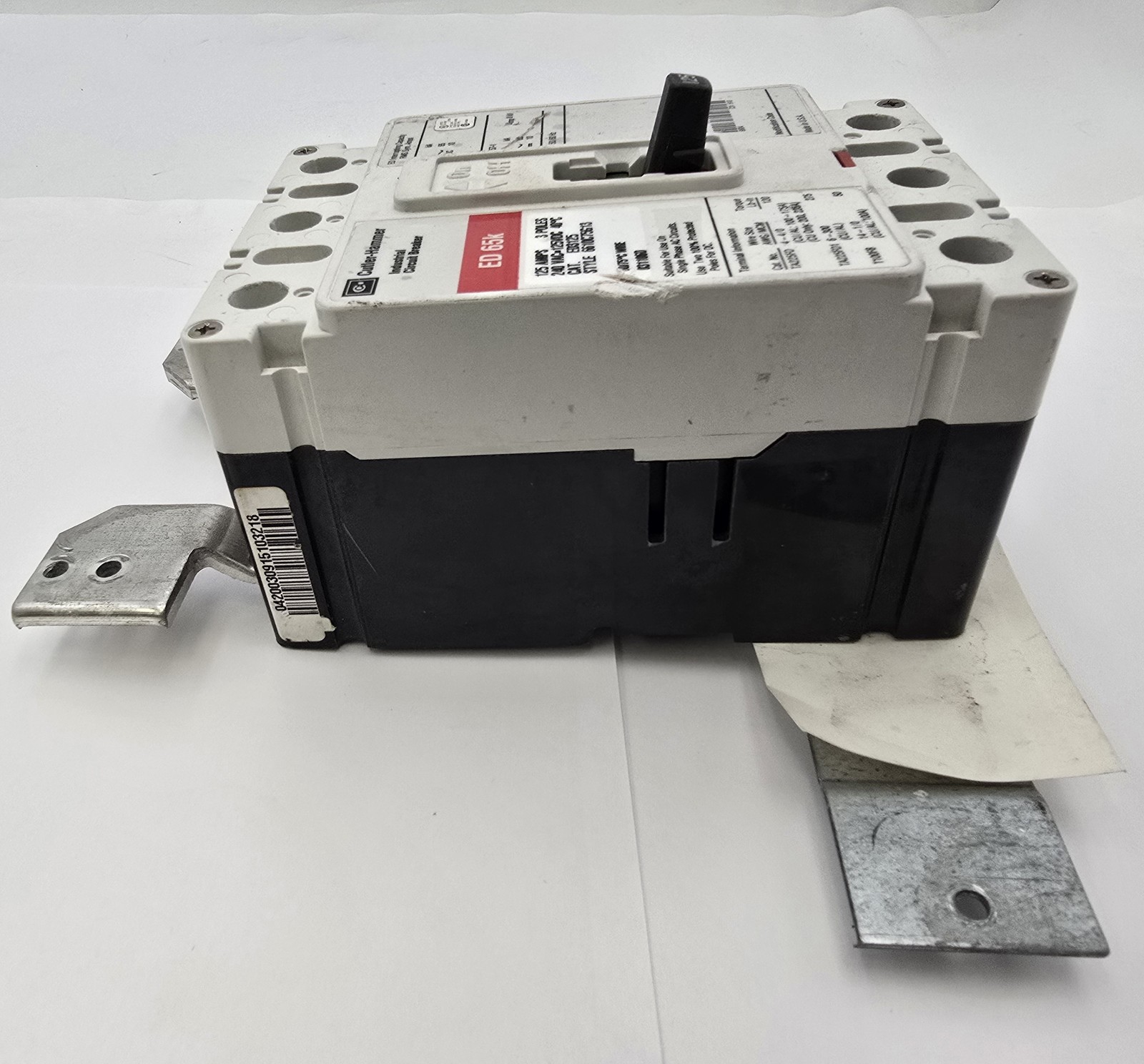 Cutler Hammer ED3125 Circuit Breaker 125A 240V 3P Style 6610C75G13