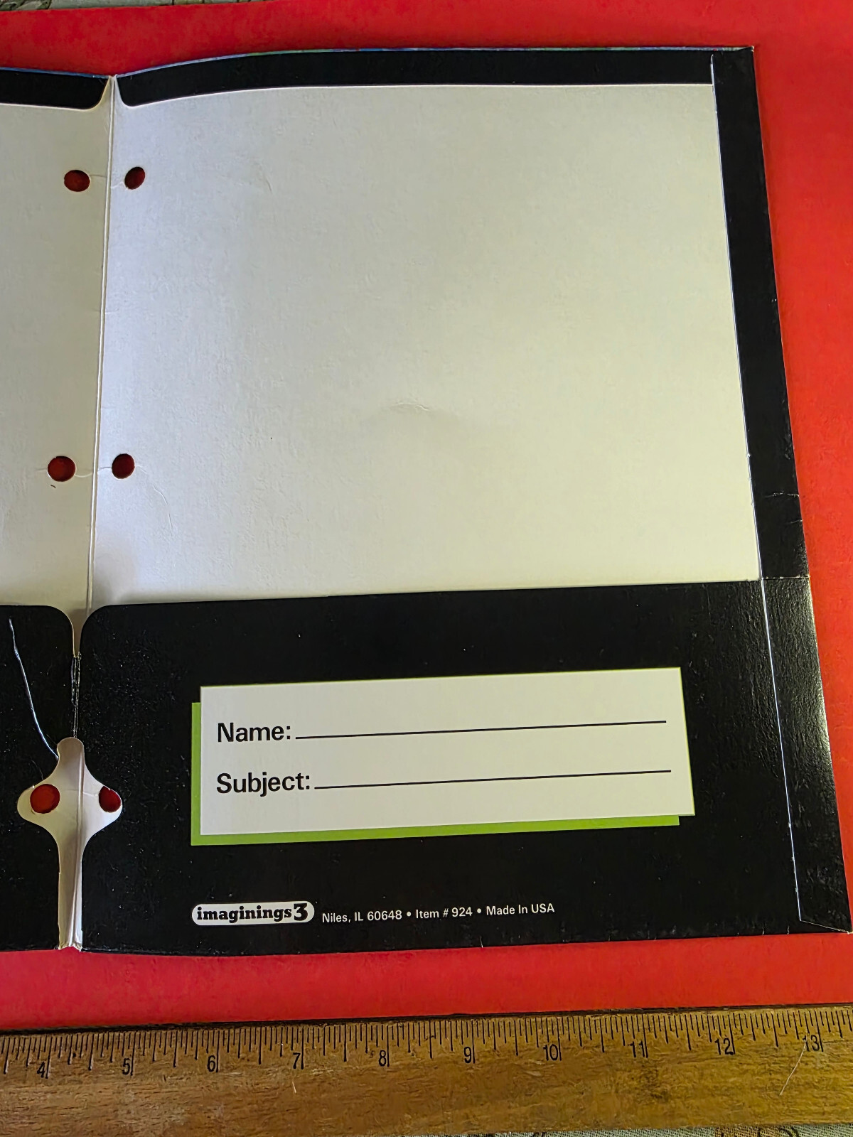 Vintage Teenage Mutant Ninja Turtles II Secret of Ooze Folder Portfolio 1991