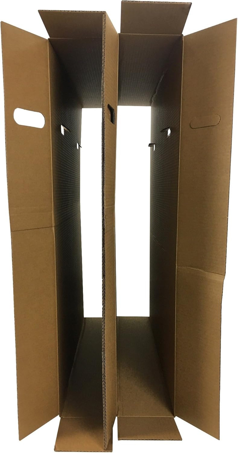 TV Moving Box (2 Pack) Fits up to 70″ Plasma, LCD, or LED, 72X6X42