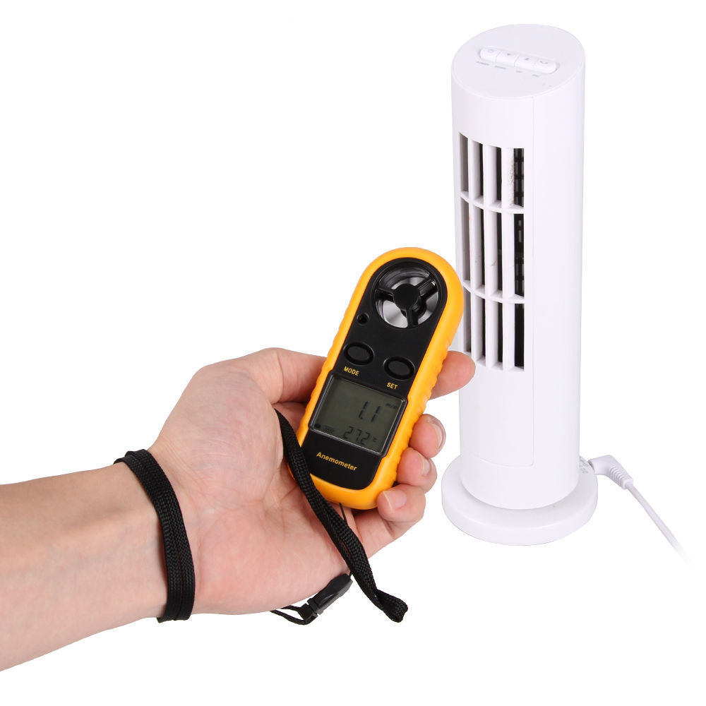 Digital LCD Thermo Anemometer Thermometer Wind Speed Gauge Meter Temperature