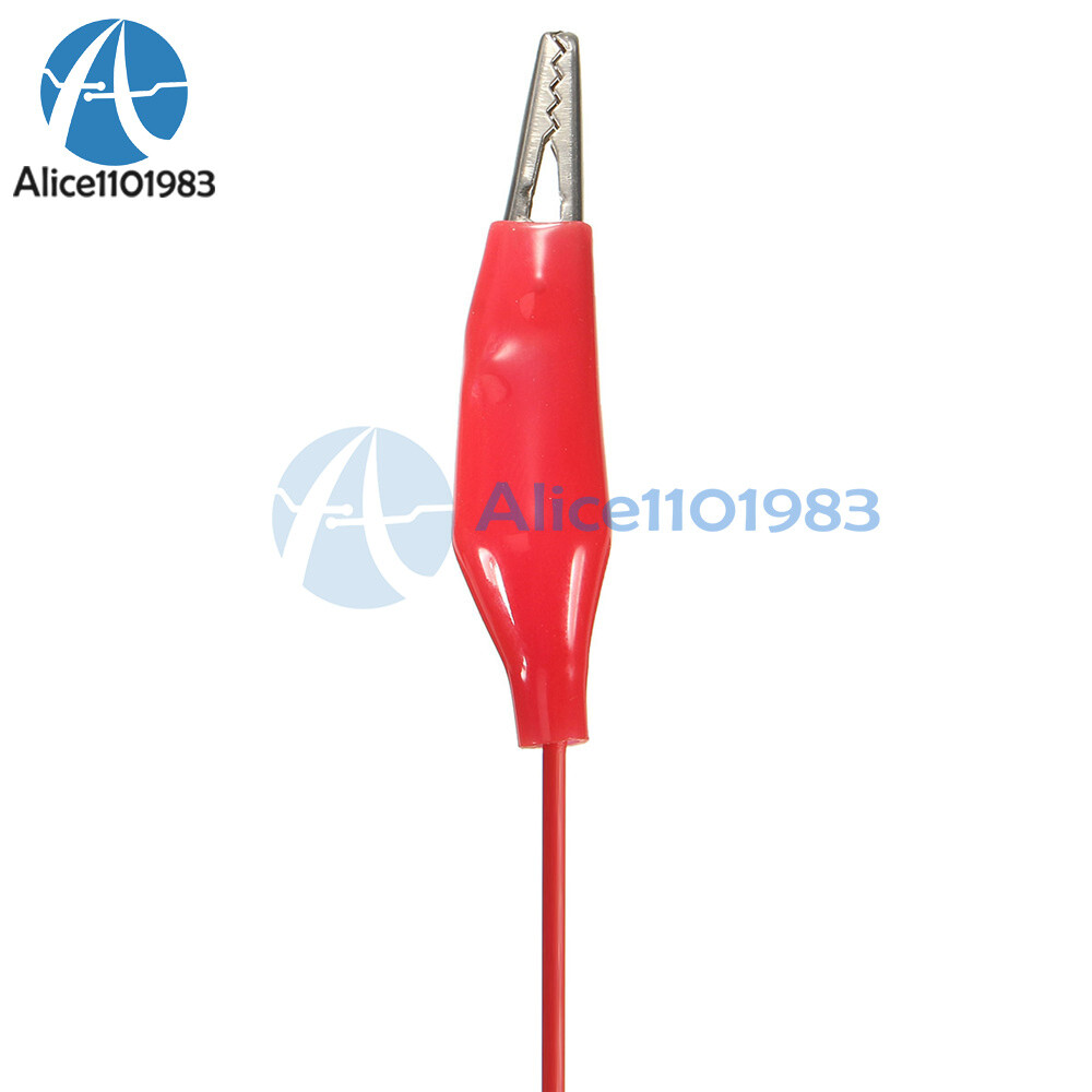 Alligator Test Clip Clamp to USB Female/Male Connector Adapter Cable Cord