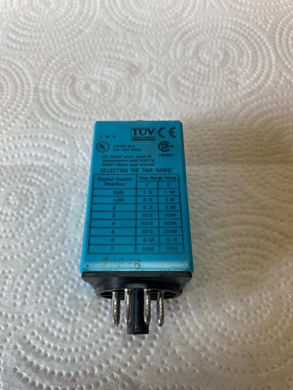 IDEC Electronic Timer Type RTE-P11 Volts 120VAC