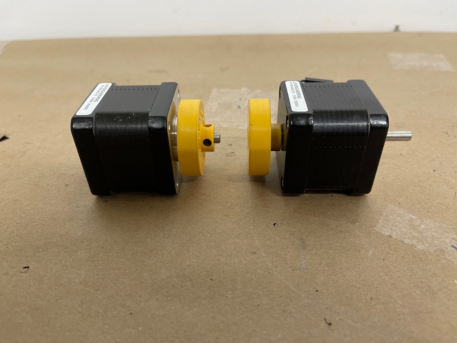 2 LIN Engineering 4118M-46S-01 Hybrid Stepper Motor W/ 2 Vexta Damper D4CL-5.OF