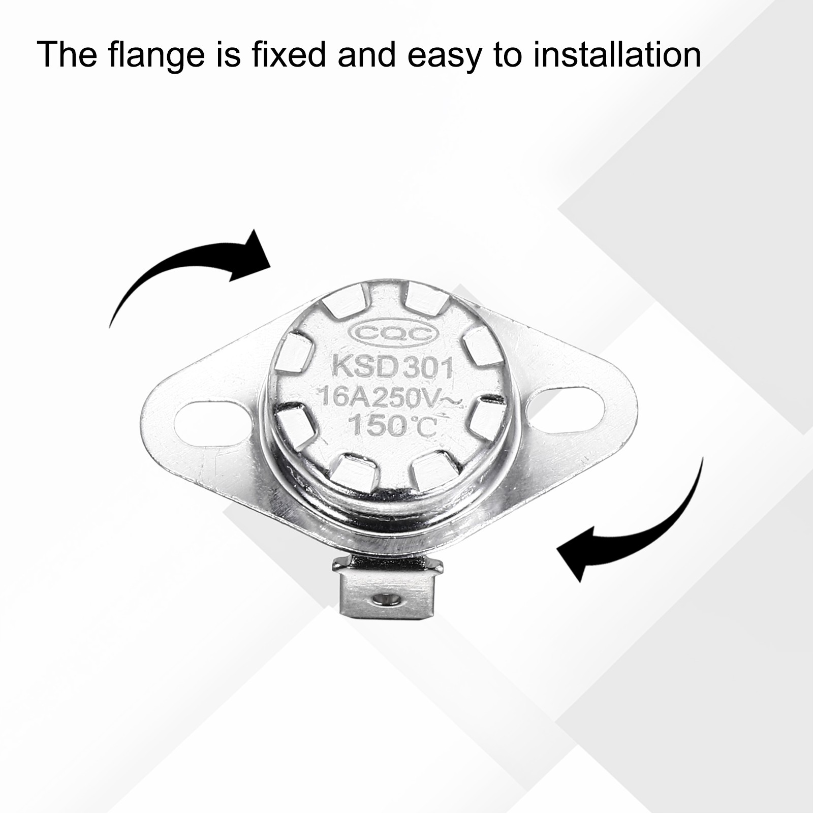 KSD301 Thermostat 150℃/302°F 16A N.C Temperature Switch 4 Pcs