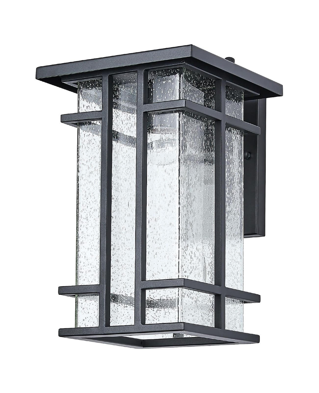 Rustic Dusk to Dawn Outdoor Wall Light Fixture 13.8″H Waterproof Exterior Wal…