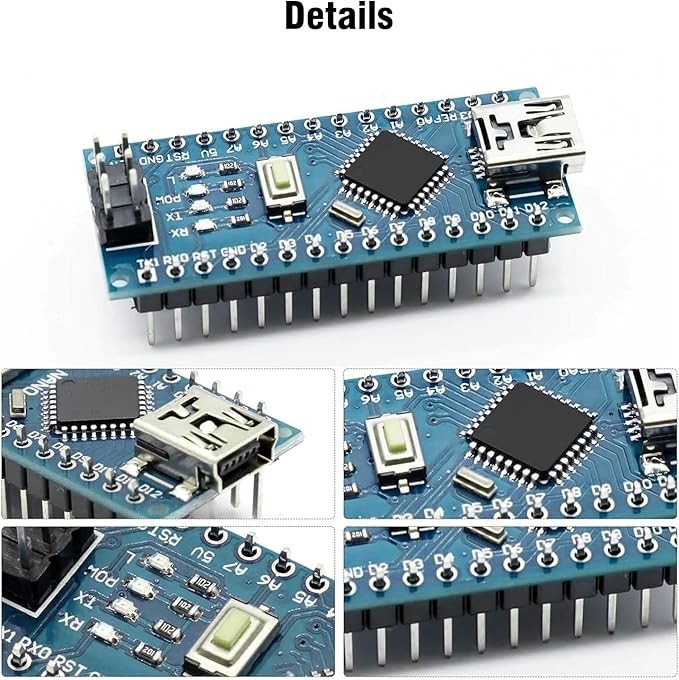Nano V3.0 Mini USB ATmega328P-AU CH340 5V Board USB For Arduino US