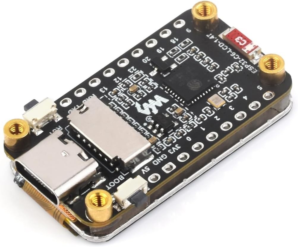 1.47inch LCD ESP32-C6 WIFI Bluetooth Development Board Type-C 160MHz Processor