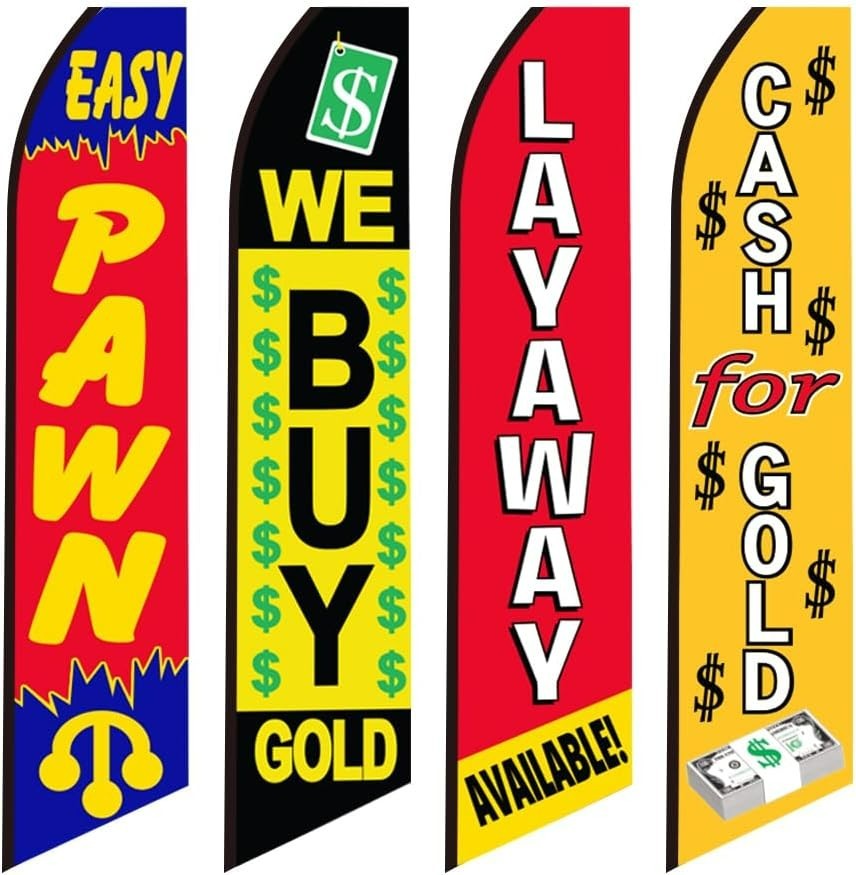 4 Swooper Flags Pawn Shop We Buy Cash For Gold Sell Spanish English Layaway