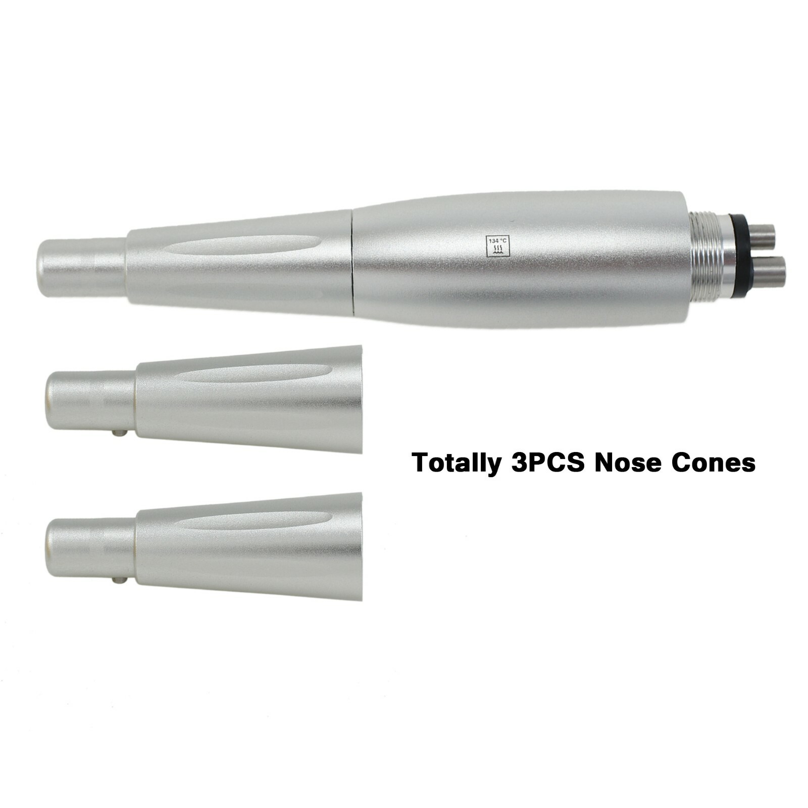 Dental Hygienist Prophy Handpiece Integrity Air Motor 4 Holes 3 Nose Cones Kit