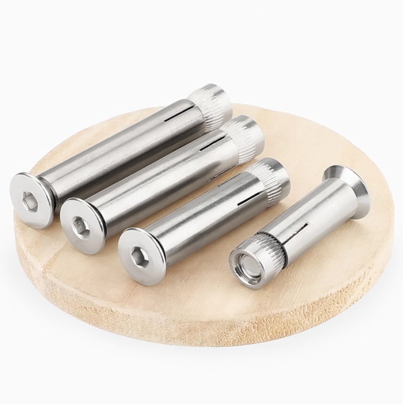 Stainless Steel Countersunk Hex Socket Sleeve Expansion Wall Anchor Screw