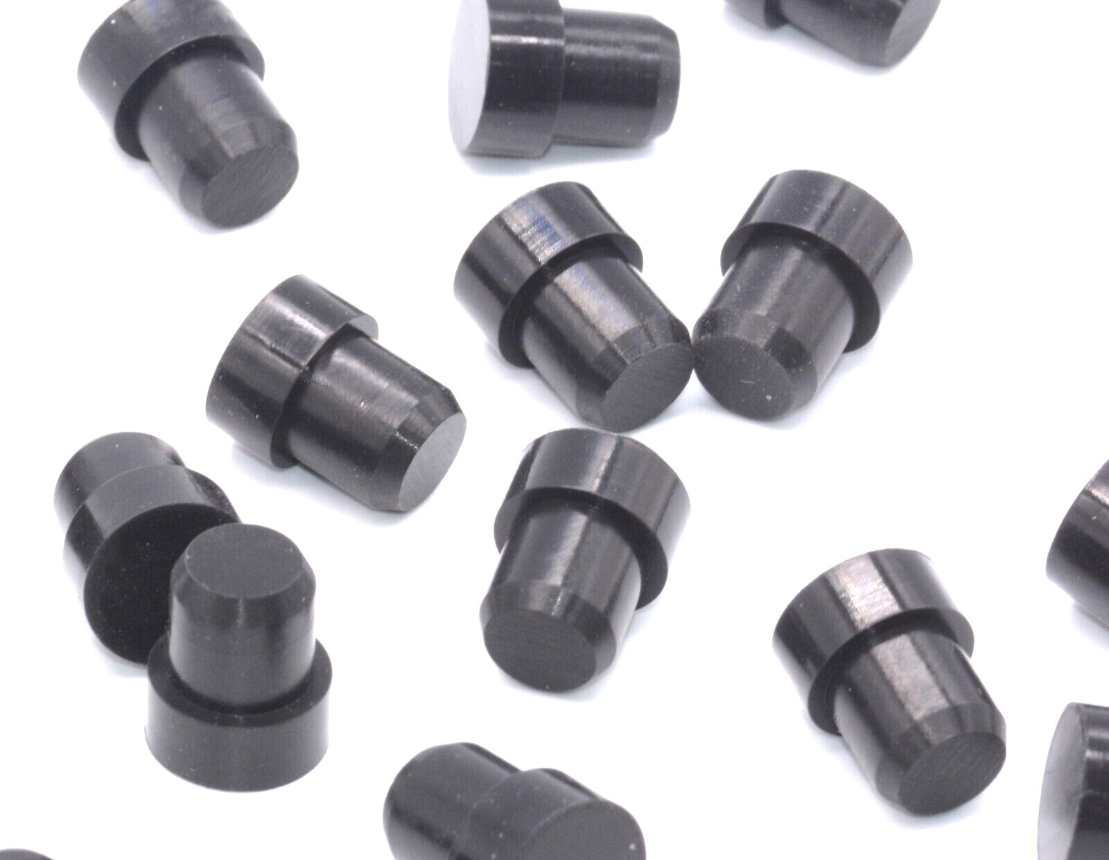 Push-In Rubber Panel Feet & Bumpers – Compression Stem, Choose Size for Racks