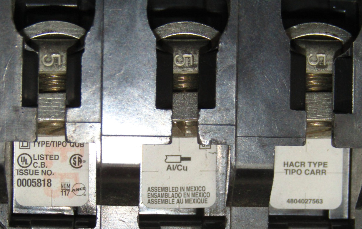 🙌 NEW SQUARE D 50 AMP CIRCUIT BREAKER 240 VAC 3 POLE QOB350