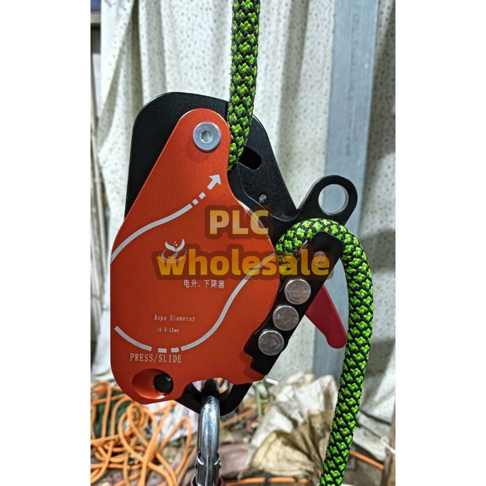 XRT200 0-225KG Load Electric Descender Climbing Lift Retarder for 10.5-12MM Rope