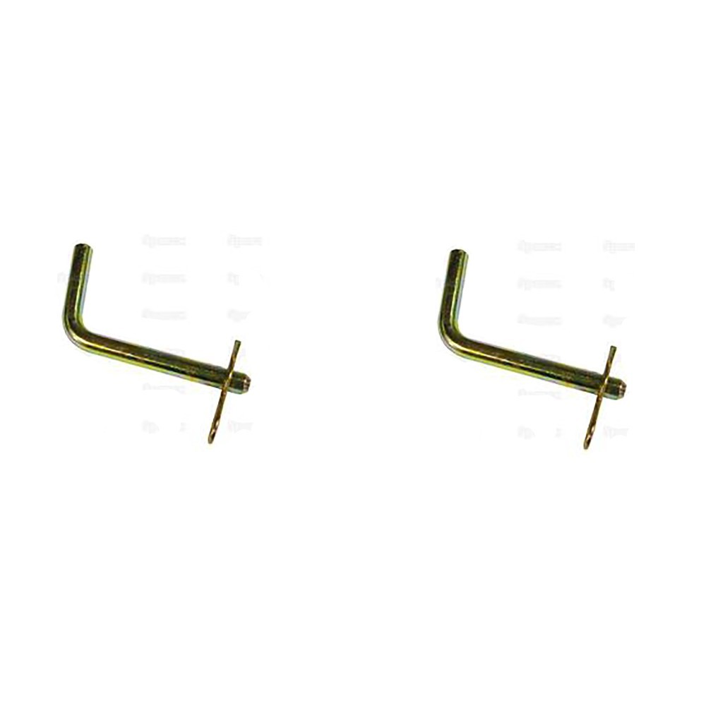 Two (2) Universal Tractor Bent Hitch Pins 3″ Long Fits John Deere 1/2″ Diameter