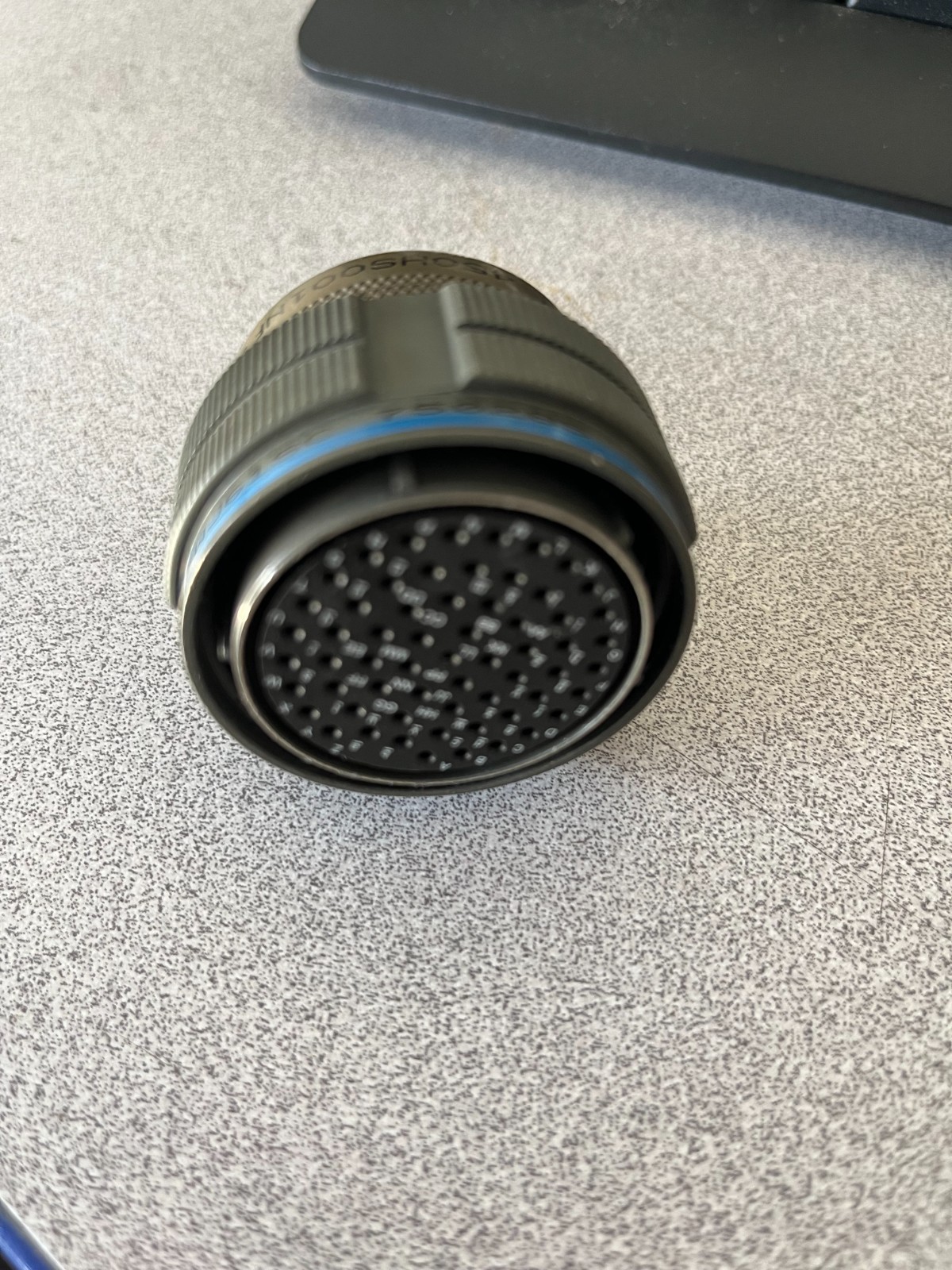 Glenair Circular Backshell Connector 450HS001NF25 Rotatable Coupling Qwik-Ty
