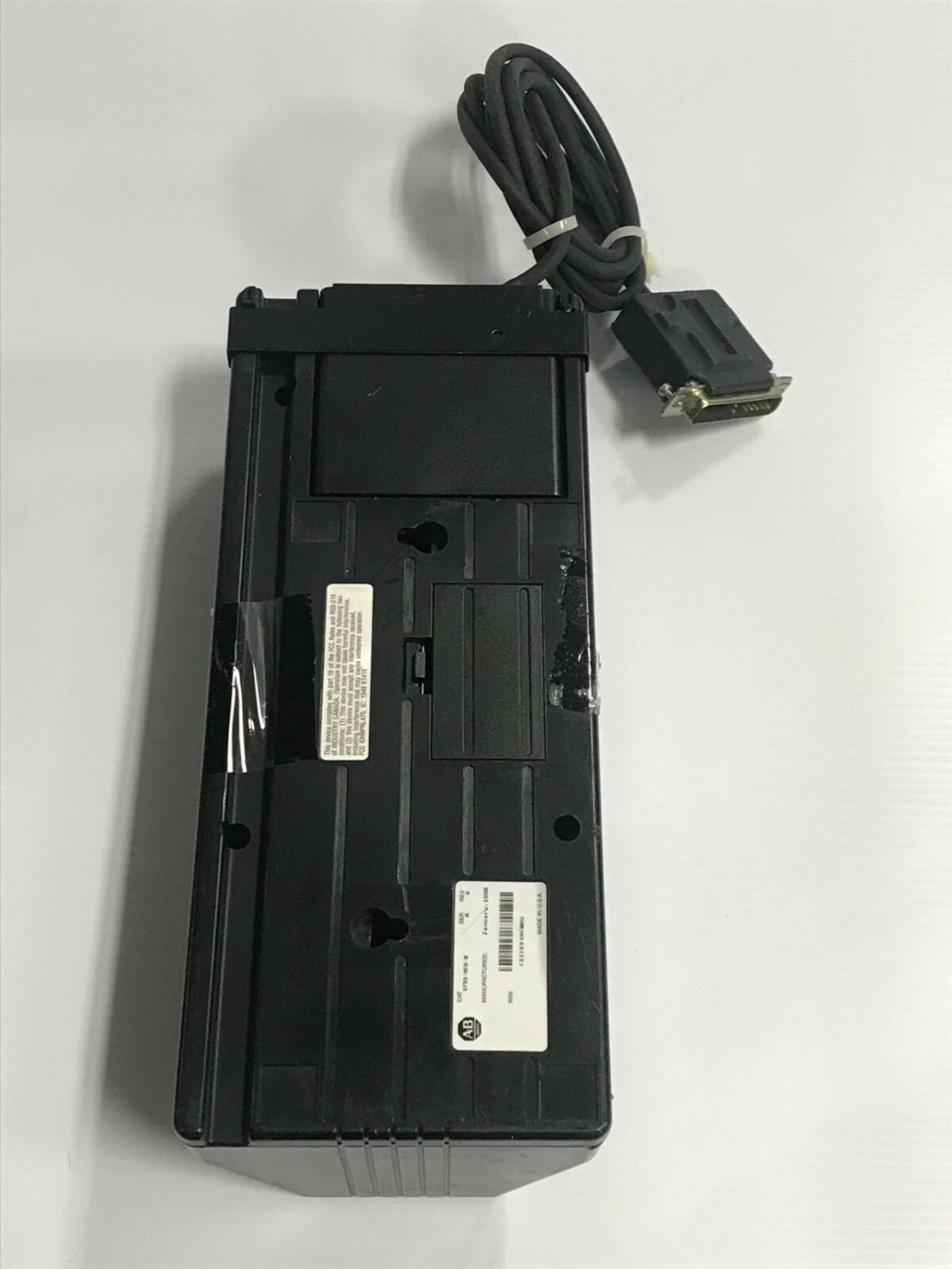 ALLEN BRADLEY 4.5-14.5V 145MA LASER SCANNER, #2755-HCG-4 w/Base #2755-HGC-B