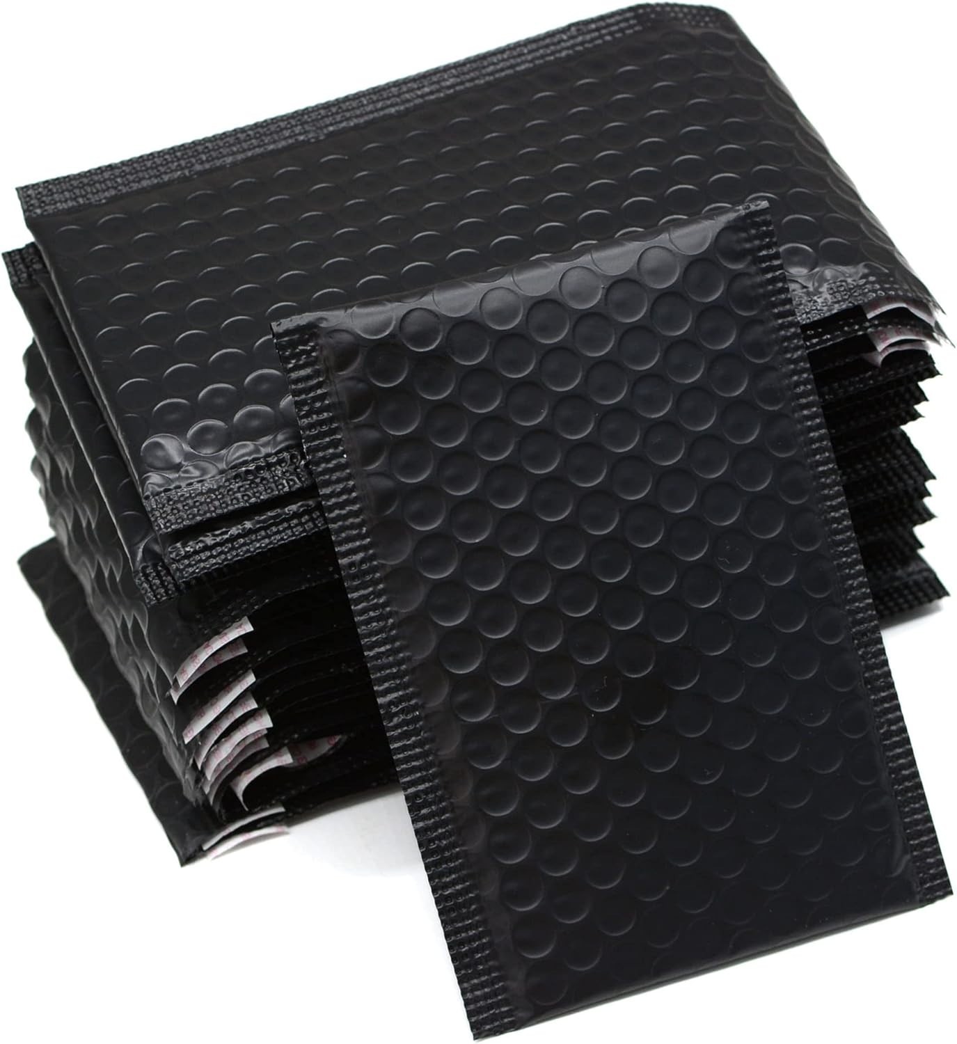 25 Pack 4×6 Inches Small Black Poly Bubble Lined Mailers Padded Shipping Enve…