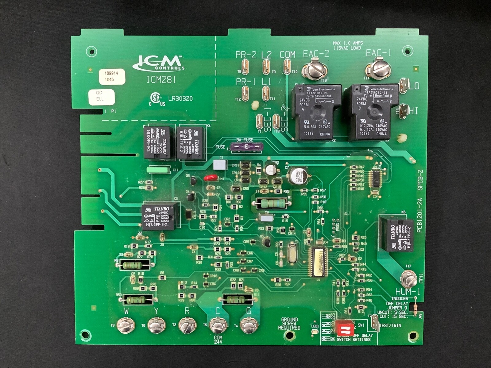 90-DAY WARRANTY – ICM281 Furnace control board for Carrier, Bryant, Payne, etc.