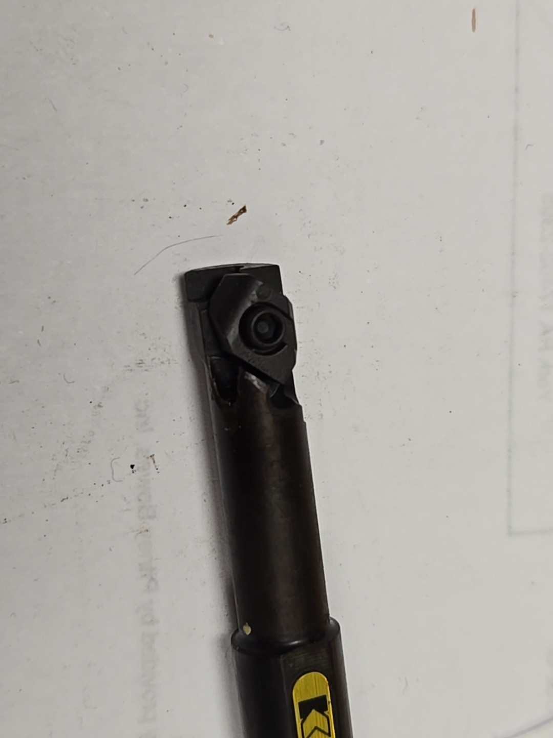 KENNAMETAL 3/8 DIA A06-NER1 COOLANT THRU INDEXABLE BORING BAR N.1L INSERTS .375