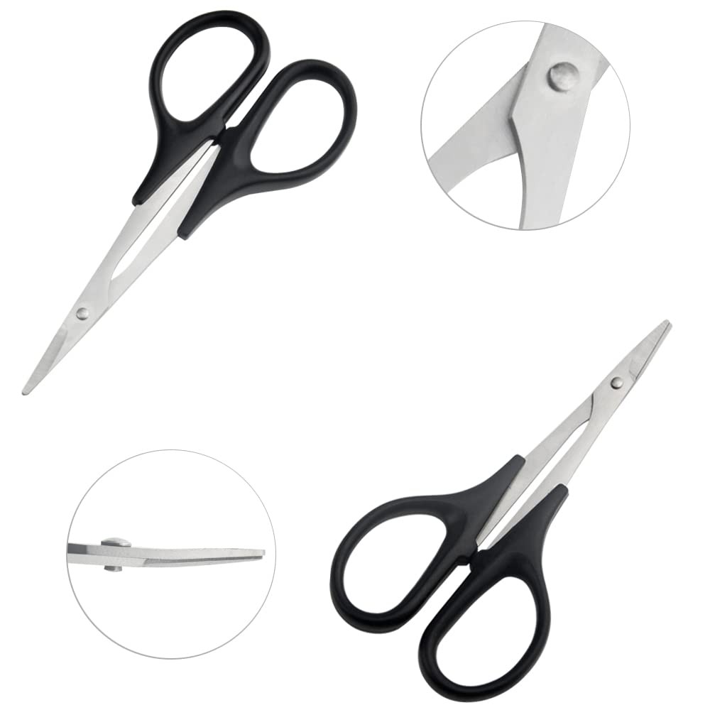 3Pack RC Body Reamer Hole Puncher with Curved and Straight Scissors RC Car Bo…