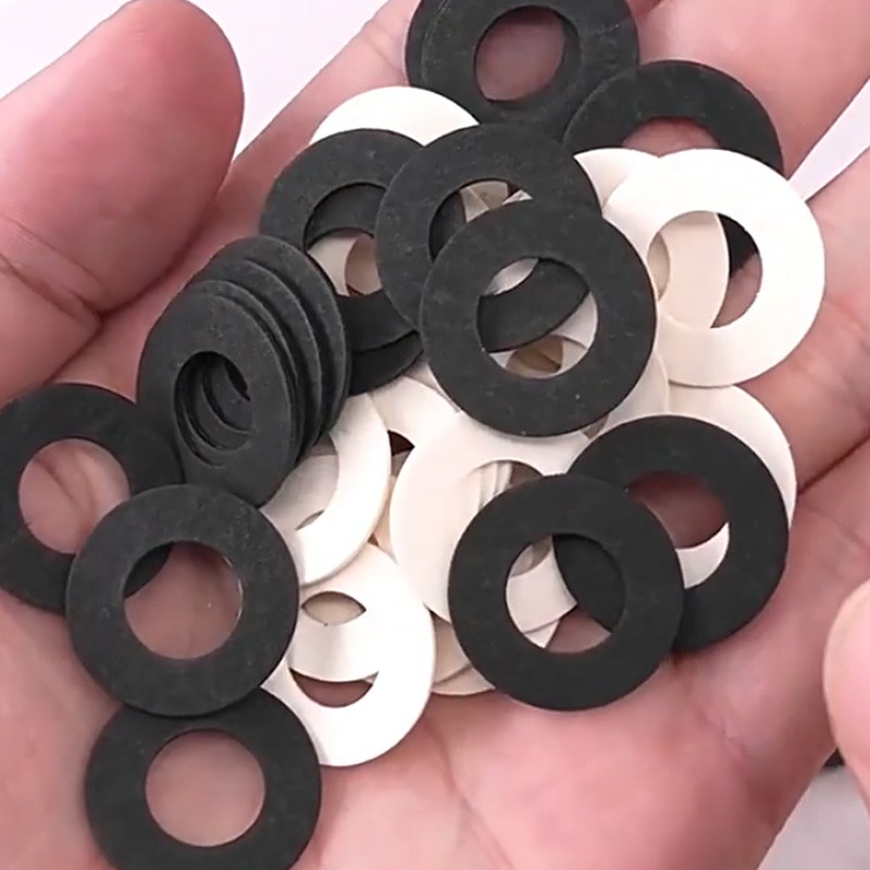 White/Black Fibre Flat Sealing Washers Seal Washer Metric M2 M2.5 M3 M3.5 M4-M12