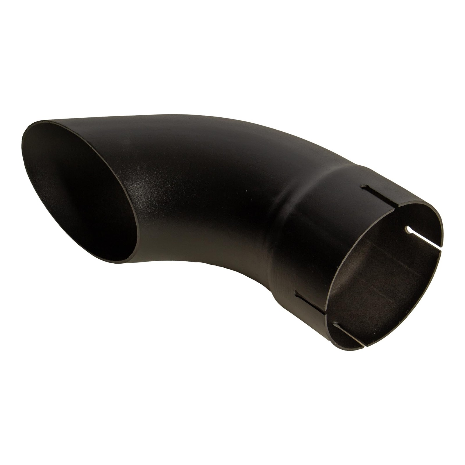 Universal Exhaust Stack Bended End Pipe Curved Black 4-1/2″ x 12″ for Tractors