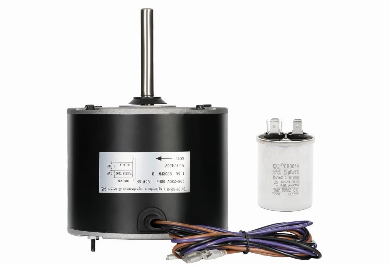 0131M00061SP 1/4 HP Condenser Fan Motor for Goodman Amana Janitrol 0131M00014PS