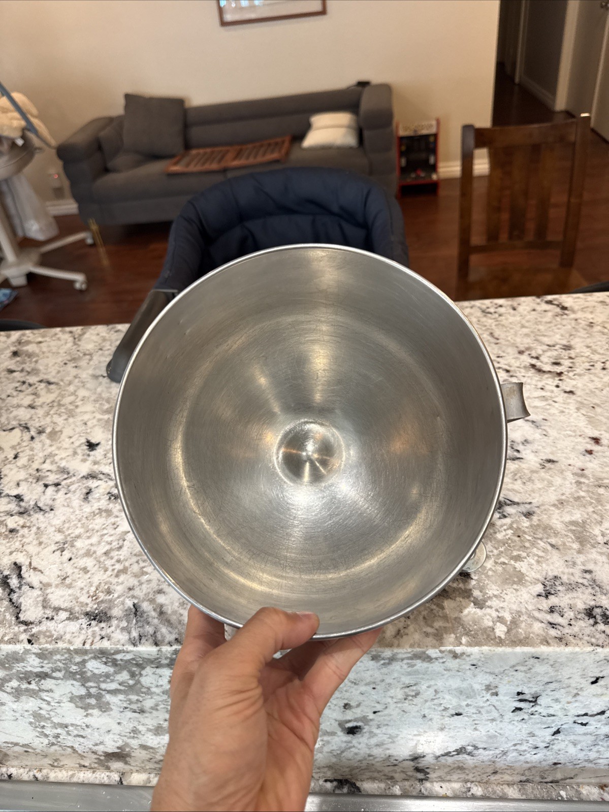 Hobart N50 5 Qt Mixer Bowl BOWL-Stainless Steel Commercial OEM Style CLEAN. Z7