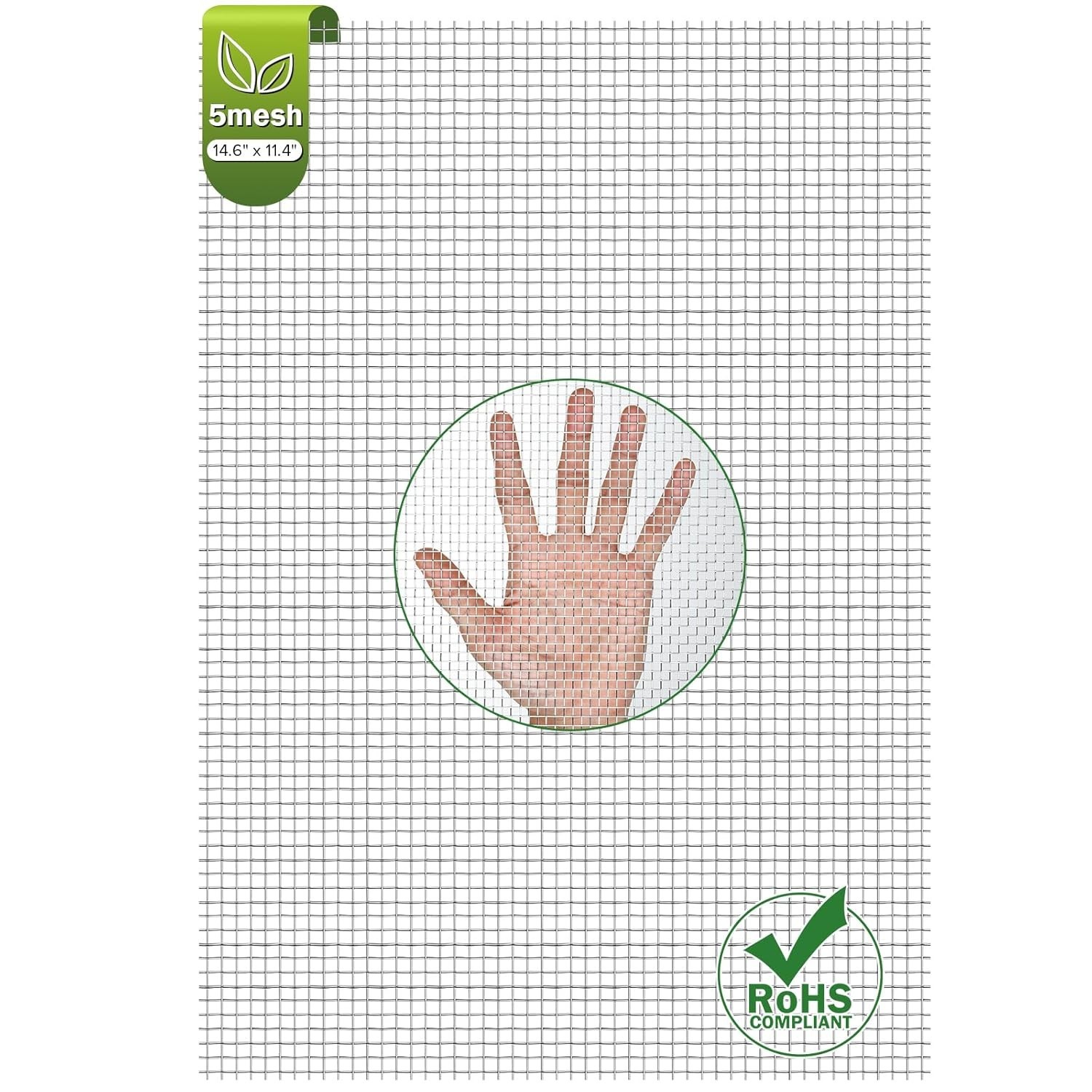 Versatile 14.6″ x 11.4″ Woven Stainless Steel Mesh for Home & Garden Projects