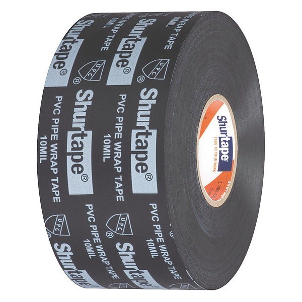 Shurtape Pw 100 Pipe Sealant Tape,Black,Pvc,1199″ L