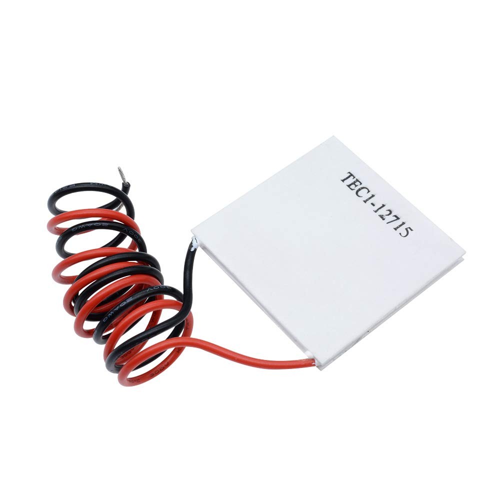 5PCS TEC1-12715 12V 15A 68-140℉40MMX40MM Heatsink Thermoelectric Cooler Cooli…