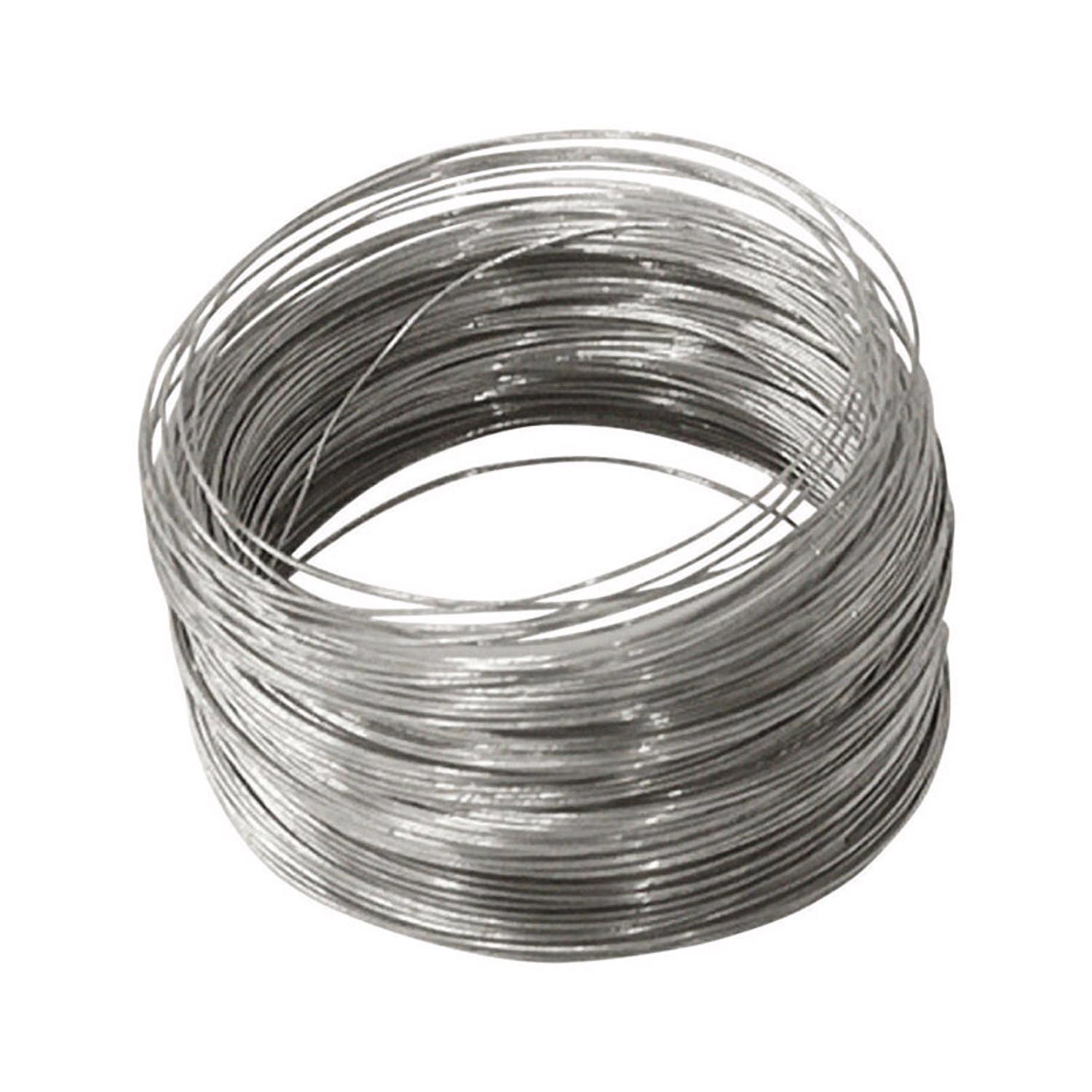 OOK 534658 5 lbs. 28 ga. Highest Grade Galvanized Steel Hobby Wire 100 ft.
