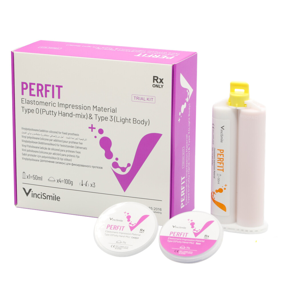 Dental Impression Material Light Body Dispenser mix + Putty Hand-Mix Fast Normal
