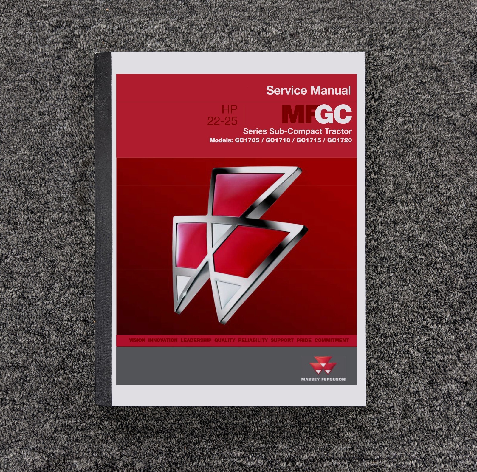 Massey Ferguson GC Series GC1715 Sub Compact Tractor Shop Service Repair Manual