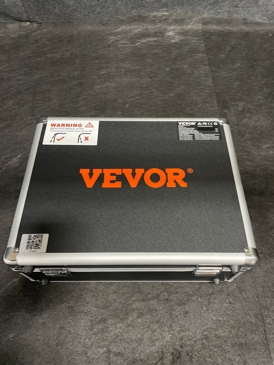 VEVOR Sewer Camera 165 ft, 7″ Screen Pipeline Inspection Camera w/DVR Function
