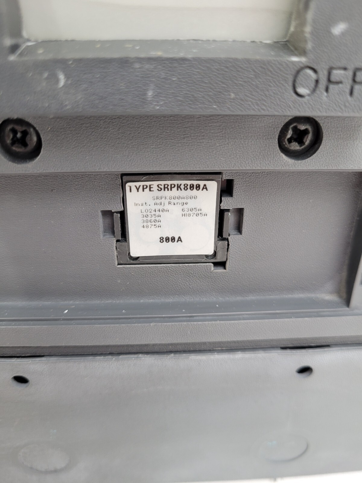 SKHA36AT0800 GE Spectra Circuit Breaker + SRPK800A800 800A Plug -Next Day Option