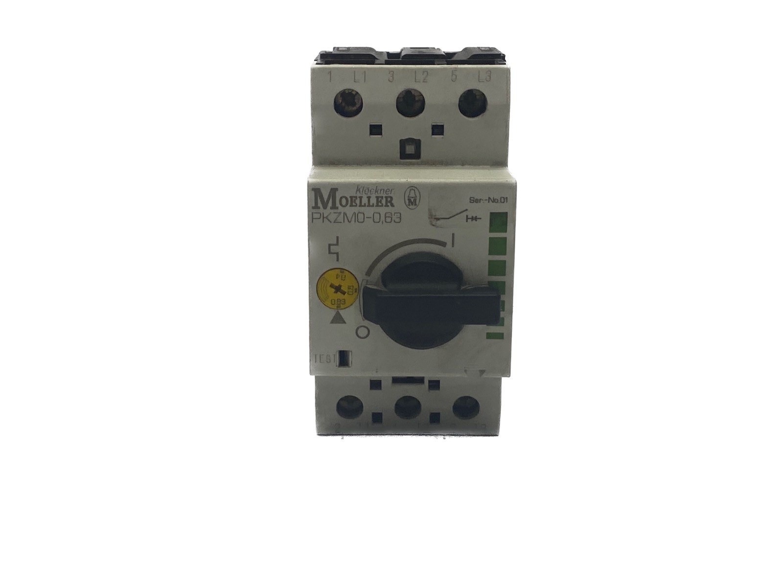 NOS Moeller Eaton 0.4-0.63A 0.12kW 600V Max Motor Protective Circuit Breaker