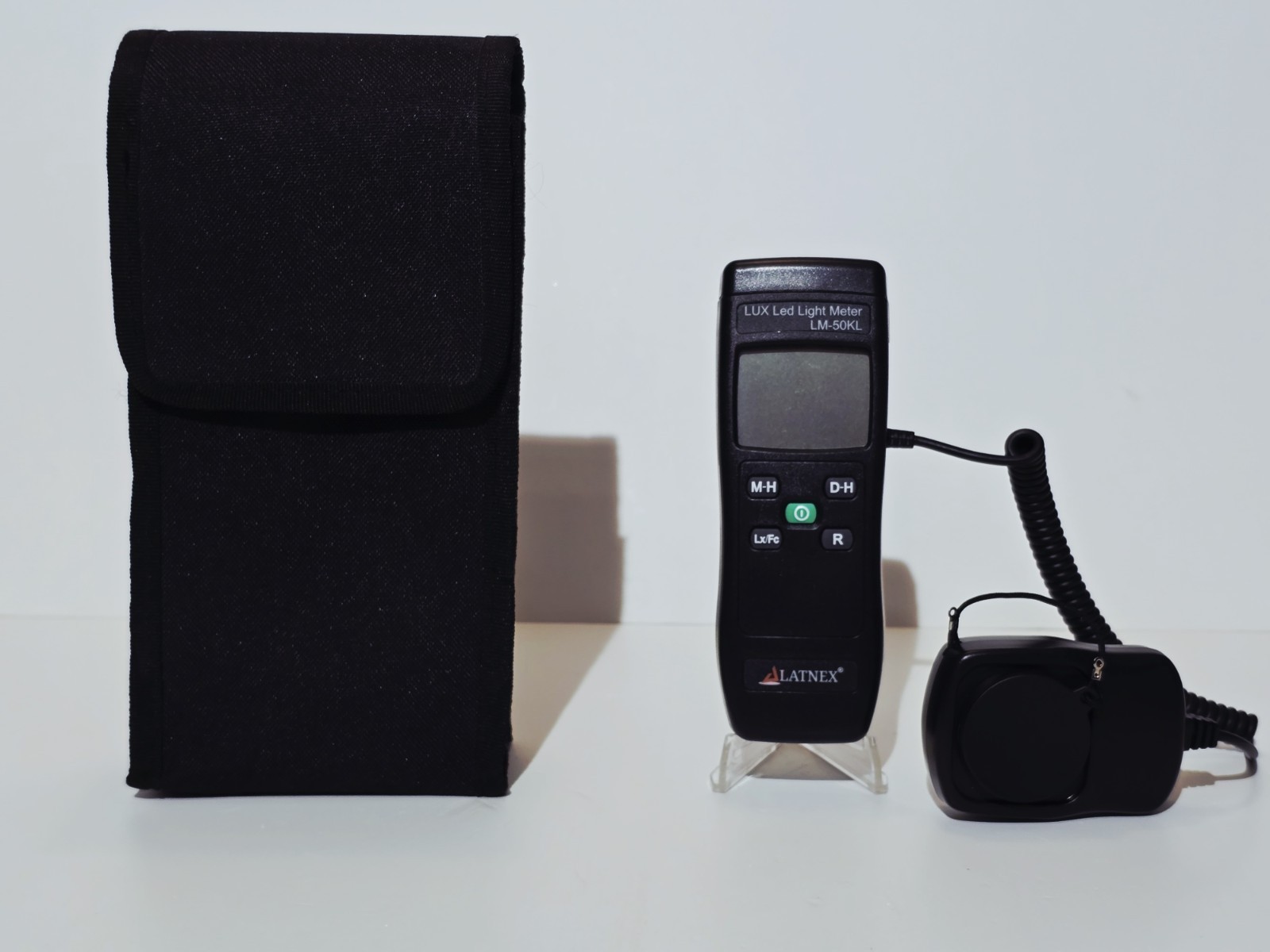 LATNEX Light Meter LM-50KL Measures Lux/Fc LED Fluorescent Industrial Household