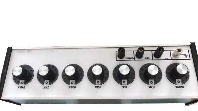 7 Dials Decade Resistance Box with Min Step 0.01Ω Reference Power 0.5W